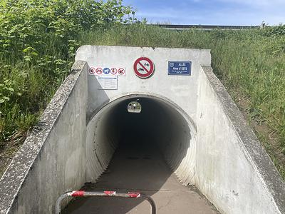 Passage pour accéder au parc des Closiers