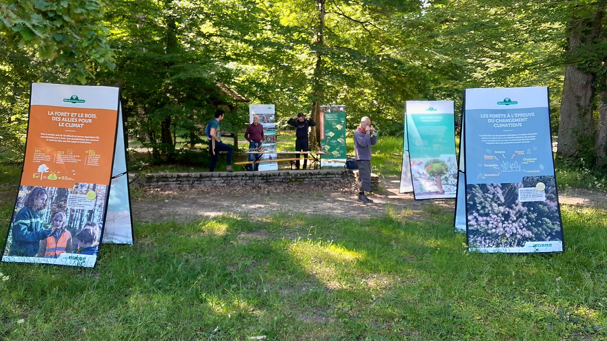 En forêt domaniale de Montargis, l'ONF s'affiche pour cette journée de rencontres "balades et biodiversité"
