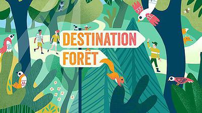 Illustration Destination forêt